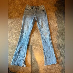 Express Light Blue Women's Skyscraper Jeans